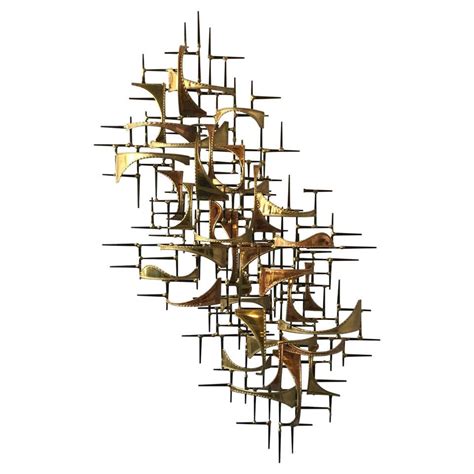 Abstract Copper Wall Sculpture at 1stDibs