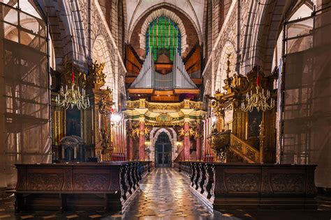 The interior of the Corpus Christi Basilica in Krakow on Behance