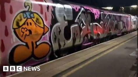 Graffiti 'thugs' vandalise £17m Govia Thameslink train