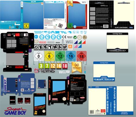 Vector Game Cover Templates v6 by NeoRame on DeviantArt