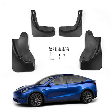 Buy Bomely Fit 2020 2021 2022 2023 Tesla Model Y Mud Flaps No Drilling ...