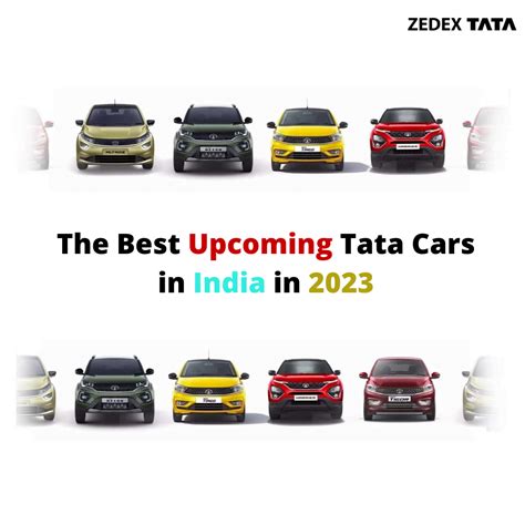 What are the best upcoming tata cars in India 2023 - Zedex Tata