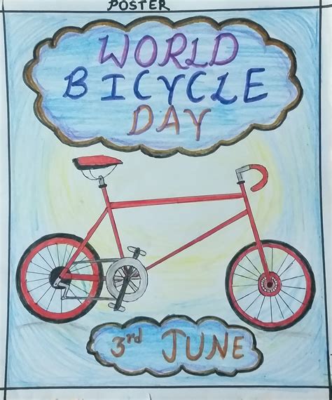 POSTER ON WORLD BICYCLE DAY – India NCC