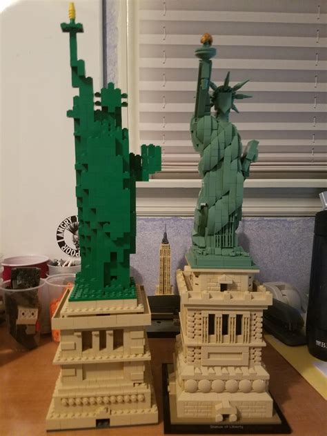 Statue of Liberty: Then and Now : r/lego