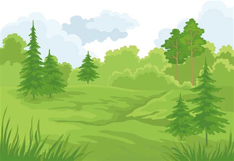 Download Forest Cartoon Landscape Clip Art Vector Castle - Forest Free Download Vector PNG Image ...
