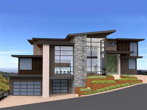 Plan 85152MS: Exclusive and Unique Modern House Plan | Contemporary house plans, Modern house ...