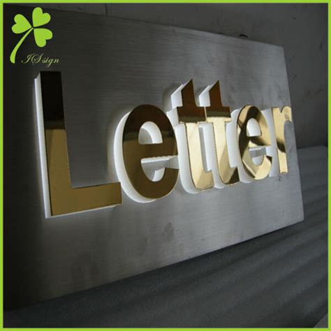 Edge Lit Acrylic Letters Sign Manufacturer | IS LED SIGN Factory