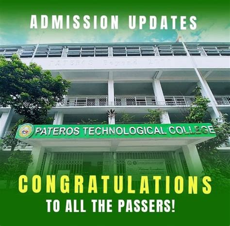 CONGRATULATIONS TO THE... - Pateros Technological College