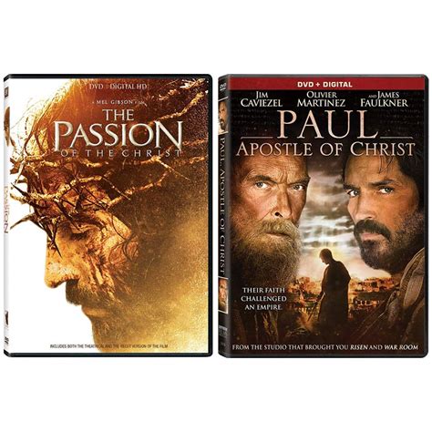 Buy The Passion of the Christ + Paul, Apostle of Christ: 2 Movie DVD Collection - Starring Jim ...