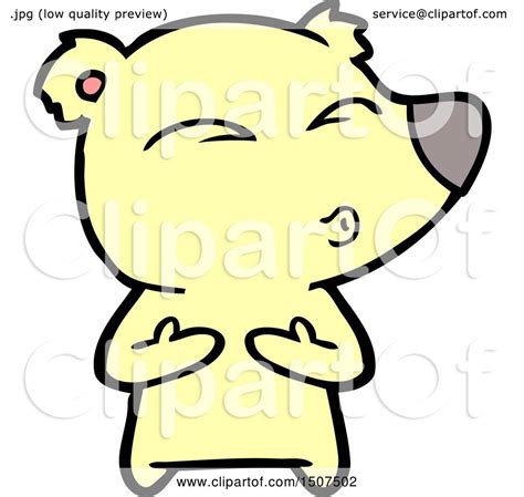 Cartoon Whistling Bear by lineartestpilot #1507502