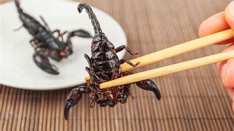 Would you eat this fried scorpion? | SBS Food