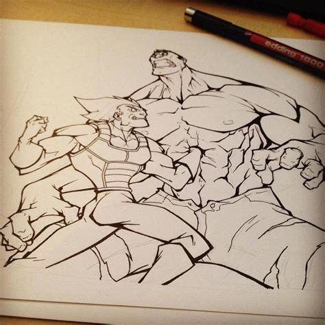 Vegeta Vs Hulk Lines by Anny-D on DeviantArt