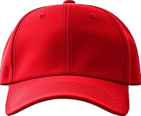 Red baseball cap png with AI generated. 34339073 PNG