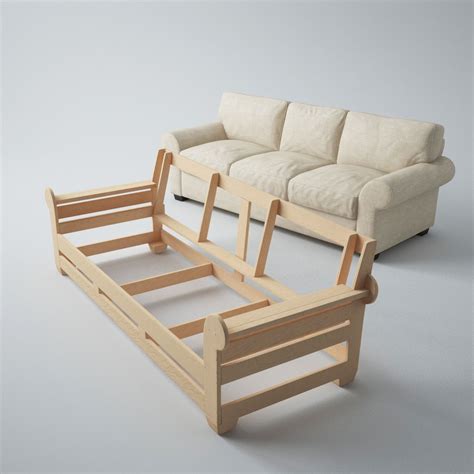 Sofa Frame 3D Model $40 - .max .obj .fbx .3ds - Free3D