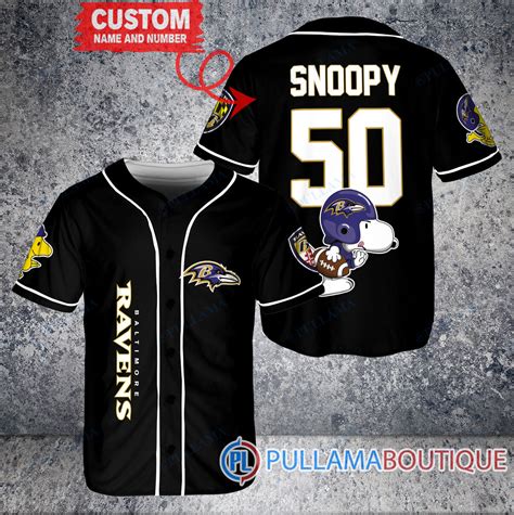 Custom Baltimore Ravens Baseball Jersey - NKL1812 - Pullama