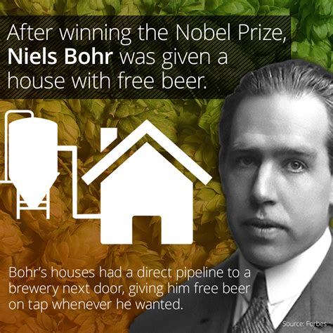 Niels Bohr Won A Nobel Prize... And Free Beer For Life