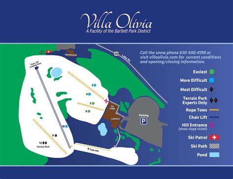 Villa Olivia Trail Map | Liftopia