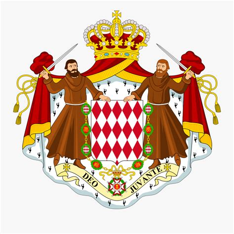 Monaco Coat Of Arms , Free Transparent Clipart - ClipartKey