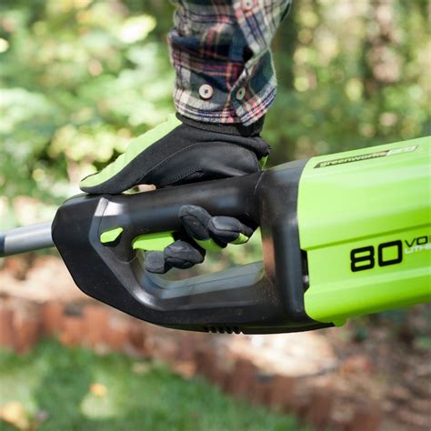 Greenworks Pro 80-volt 10-in Cordless Electric Pole Saw 2 Ah (Battery and Charger Included) in ...