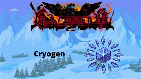 Terraria Calamity Mod: How To Defeat Cryogen - YouTube