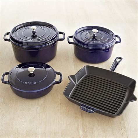 Staub Cast-Iron 7-Piece Cookware Set | Williams Sonoma