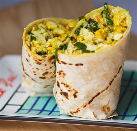 Vegan Breakfast Burrito Wrap - (Free Recipe below)