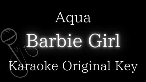 【Karaoke Instrumental】Barbie Girl / Aqua【Original Key】 - YouTube