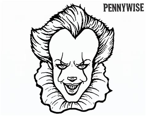 it movie coloring pages - Pennywise Coloring Pages Ideas, Scary but Fun ...