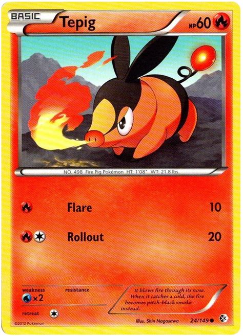 Tepig - Boundaries Crossed #24 Pokemon Card