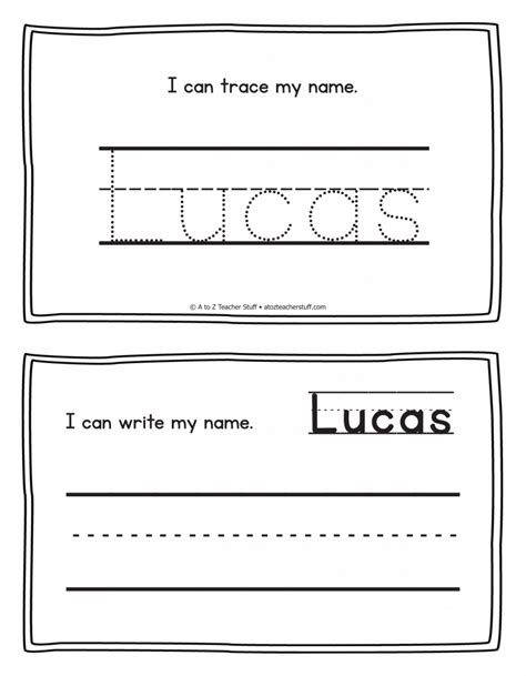 Lucas – Name Printables for Handwriting Practice | A to Z Teacher Stuff ...