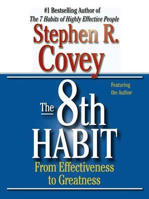 The 8th Habit by Stephen R. Covey · OverDrive: ebooks, audiobooks, and more for libraries and ...