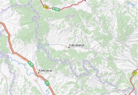 MICHELIN Sokobanja map - ViaMichelin