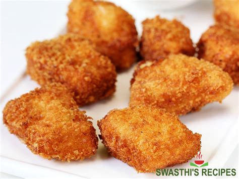 Chicken Nuggets Recipe (Fried, Baked & Air fryer) - Swasthi's Recipes