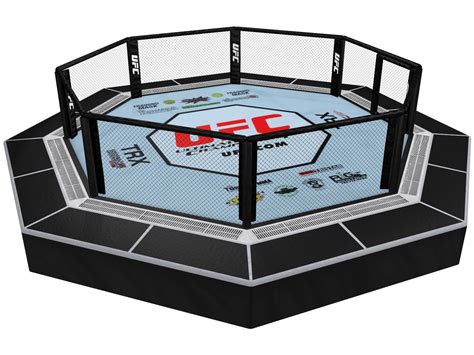 UFC octagon ring V2 3D Model $79 - .fbx .obj .max - Free3D