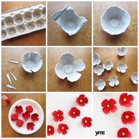 3 Beautiful Handcrafted Poppies for Remembrance Day | Crafts, Poppy craft, Flower crafts