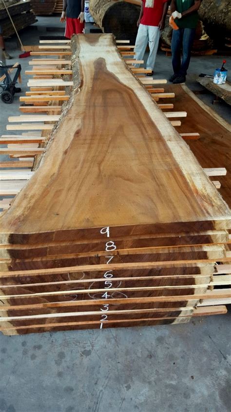 Exotic Tropical Hardwood | Solid wood table tops lumber slab… | Flickr