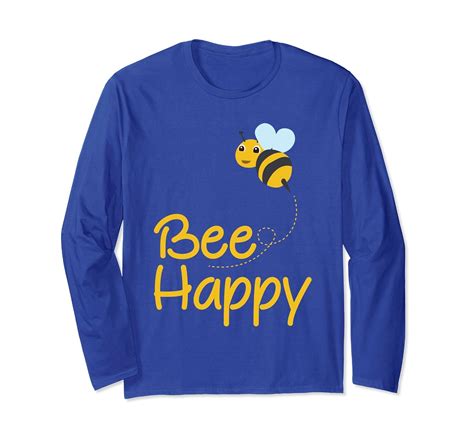 Bee Happy Long Sleeve Shirt | Bumble Bee Shirt-ln – Lntee