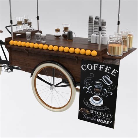 Coffee bike 3D model - TurboSquid 1711537