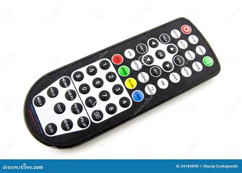 Waterproof TV Remote Control Stock Photo - Image: 34184690