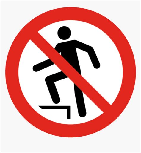 No Walking Sign Clipart, HD Png Download , Transparent Png Image - PNGitem