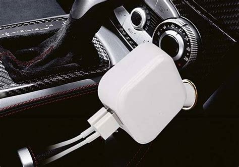 2-In-1 USB Car Charger Boasts Integrated Folding Prongs and Cigarette ...