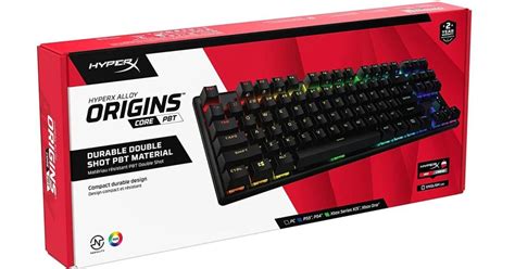 HyperX Alloy Origins Core PBT TKL Mechanical Gaming Keyboard, Macro ...