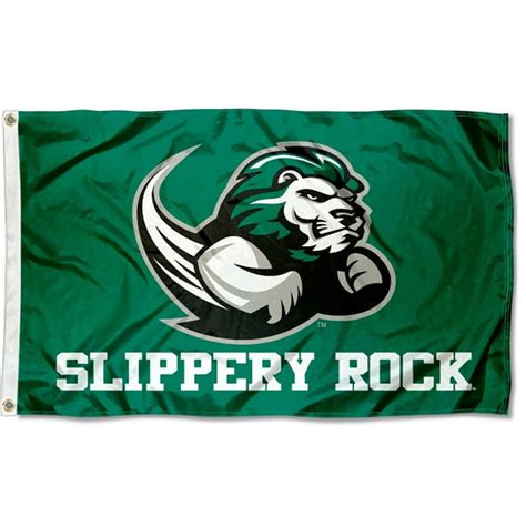 Slippery Rock University The Rock New Logo Flag - Walmart.com - Walmart.com