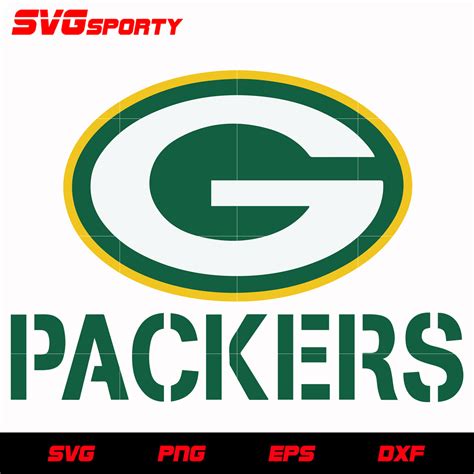 Green Bay Packers Circle Logo 3 svg, nfl svg, eps, dxf, png, digital f – SVG Sporty