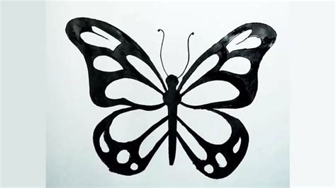 Le dessin de papillon - milles images et idées pour s'inspirer | Butterfly drawing, Butterfly ...