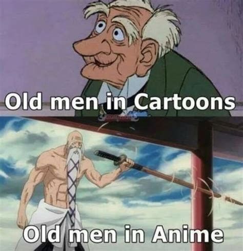 Old men in anime | Anime / Manga | Know Your Meme