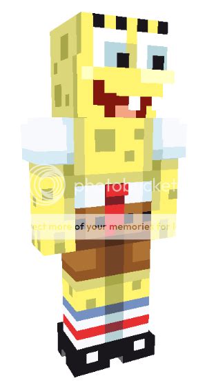 SpongeBob SquarePants Minecraft Skin