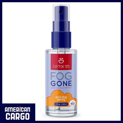 Optix 55 Fog Gone Ultra High Tech Formula Anti-Fog Spray 2 Fl Oz / 60ml ...