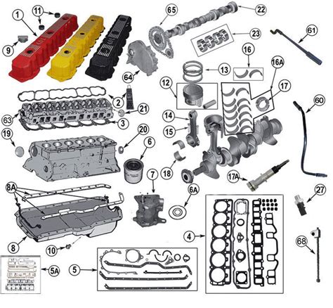 Jeep Wrangler Engine Parts Diagram