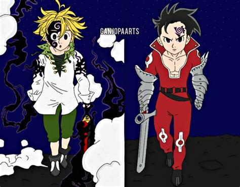 Meliodas vs Zeldris Fan Art made by ganjopaarts. by ganjopaarts on DeviantArt